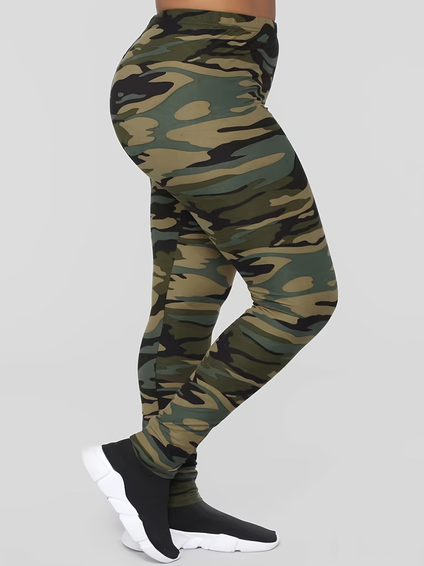 Girls Leggings in Camouflage Green (8 to 20 years) Camo by Stitch