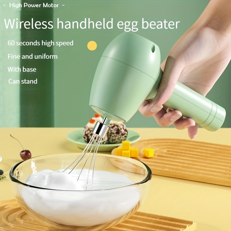 Stainless Steel Beater Handheld Cake Egg Whisk Milk Frother Food