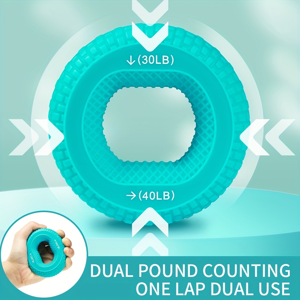 Tire Grip Strengthener, Made of Silicone, Full Hand Grip, Finger Training, Rehabilitation Exercise, Exclusive Patented Product