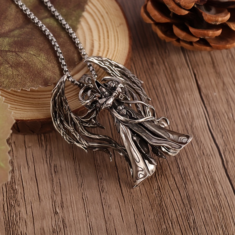 Men's Alloy Winged Devil Necklace