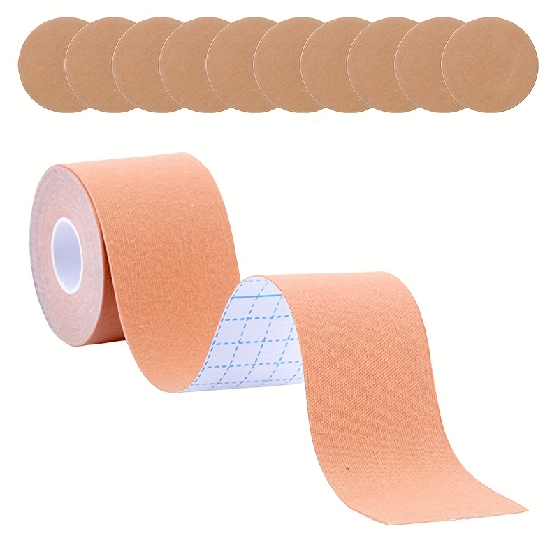 Boob Tape Set Latex free Cotton Elastic Body Tape Breast - Temu