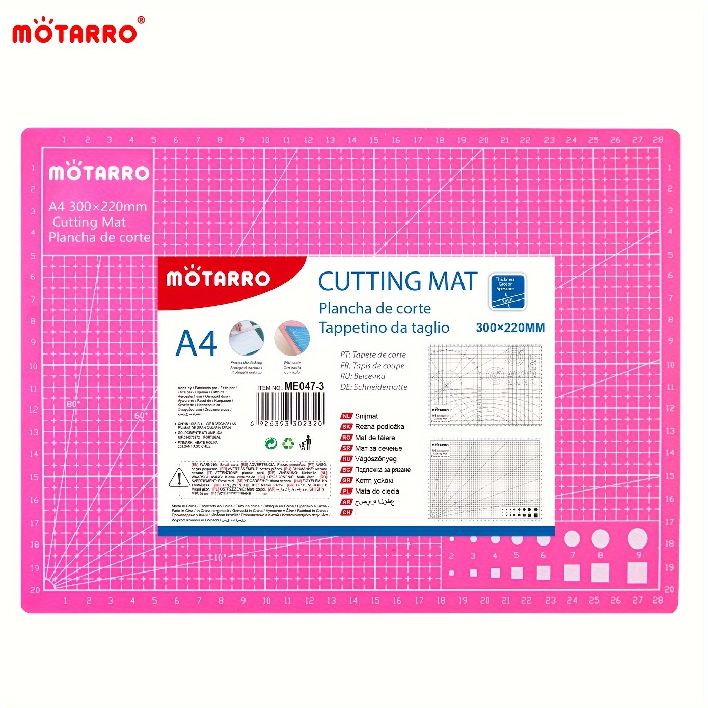 Art Self Healing Cutting Mat, Double Sided Rotary Sewing Cutting