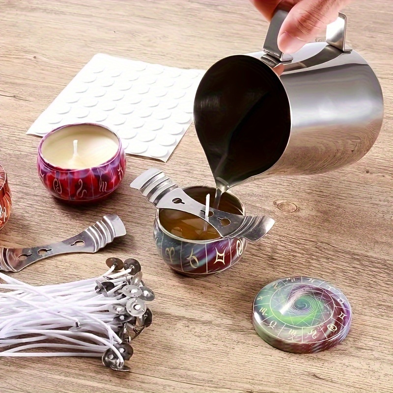Yinuo Mirror Kit de Fabricación para Velas, Erramienta para Velas de  Bricolaje, Mechas de Vela, Crisol, Latas, Tintes, Varillas De Madera,  Termómetro : : Hogar y cocina