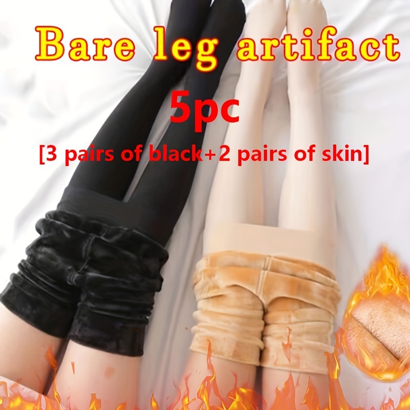  3 Pairs Tights Full Length Tights for Women Elastic