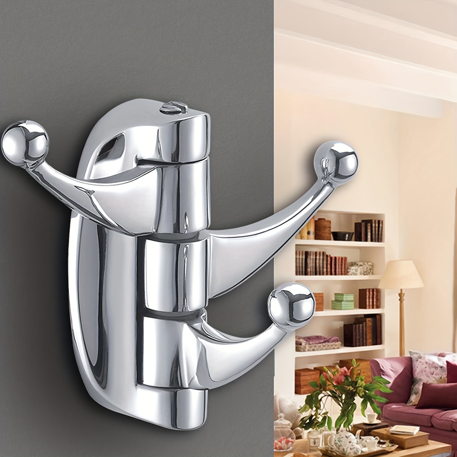 Hotel Home Bathroom Accessories High Quality Metal Swivel Hook