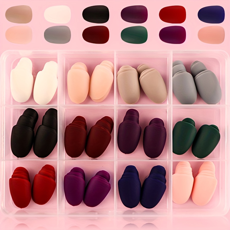 

288pcs Press On Nails, Matte Medium Almond Fake Nails, Acrylic Fake Nails Full Cover False Nails For Women Girls Manicure Suitable For Home Or Salon Use