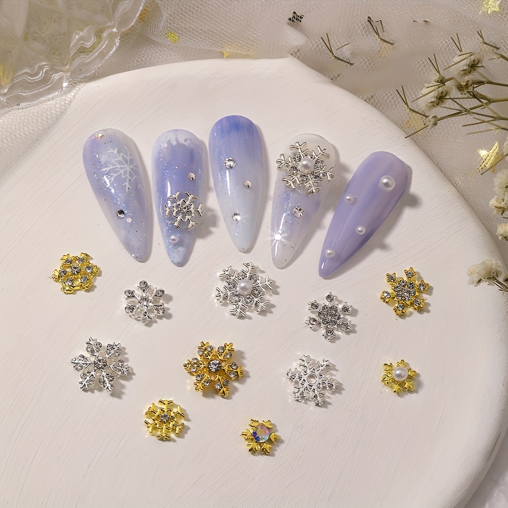 Swarovski Crystal Christmas Nails