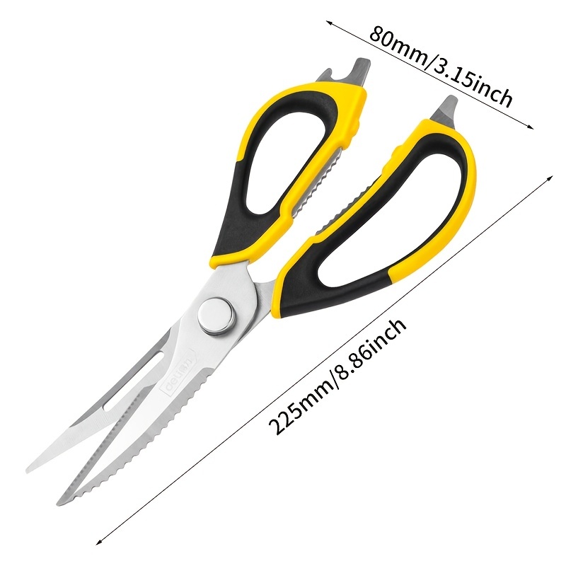 Stainless Steel Multifunctional Scissors Food Scissors Kitchen Scissors