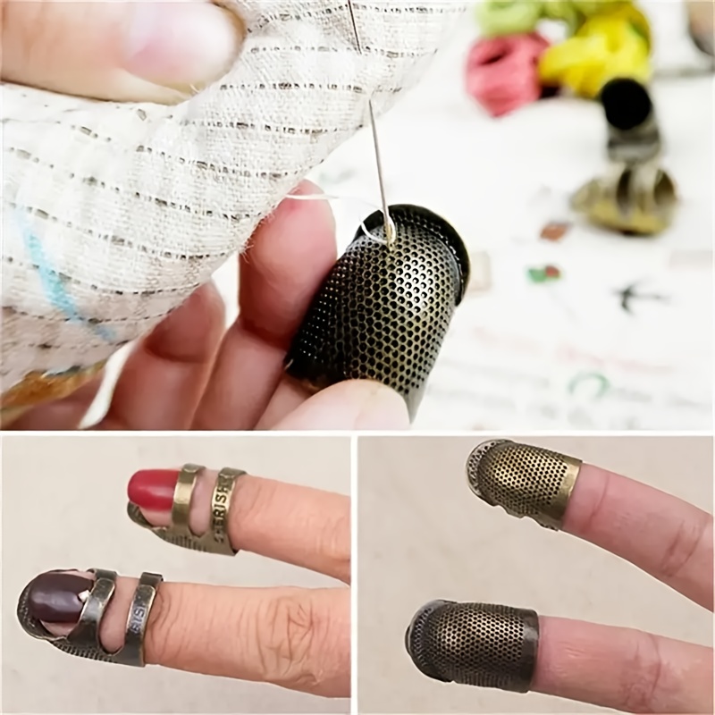 Adjustable Thimble Household Sewing Knitting Diy Tools - Temu