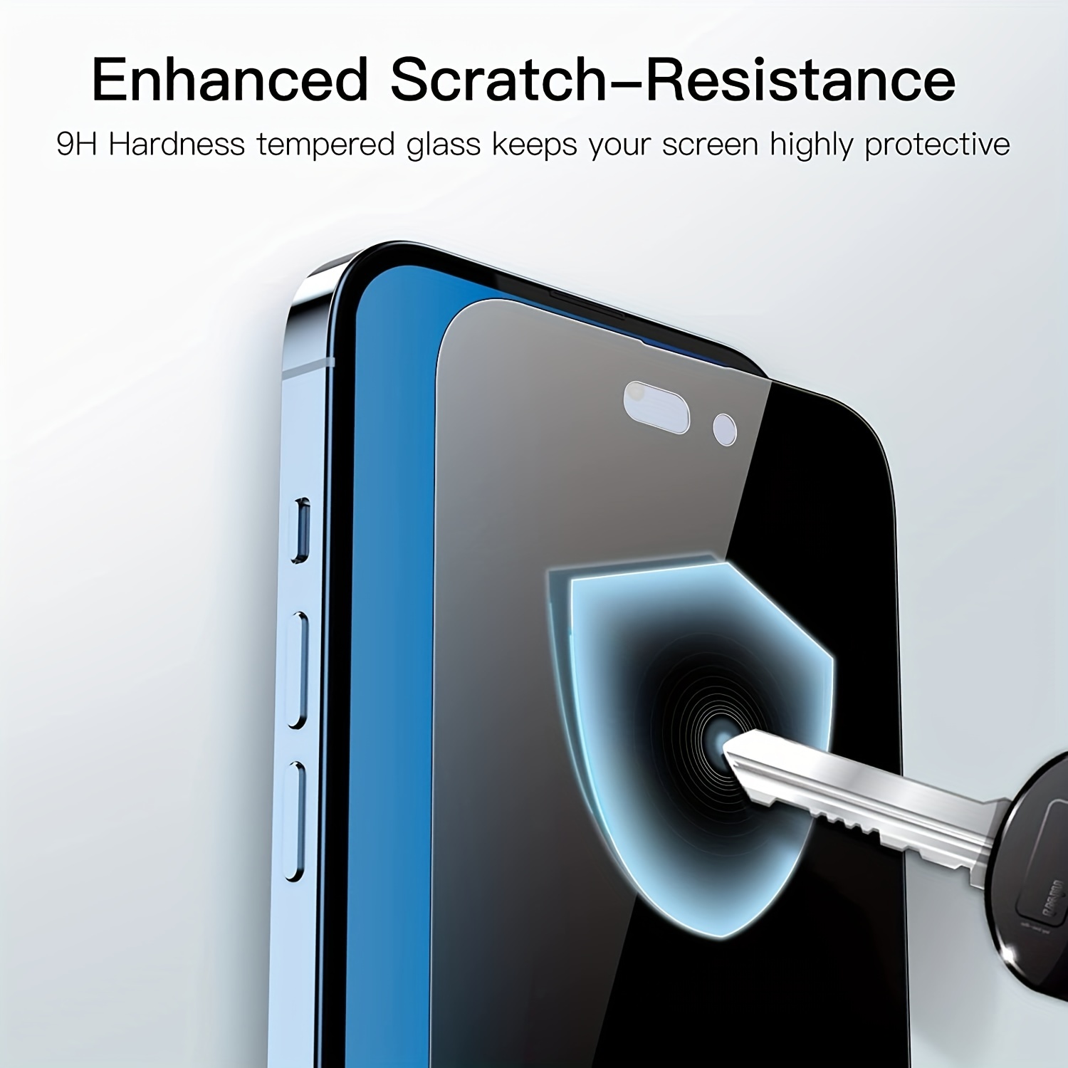 Pehael [Paquete de 2+2] Protector de pantalla de privacidad para iPhone 13  Pro Max con protector de lente de cámara, cobertura completa, película de