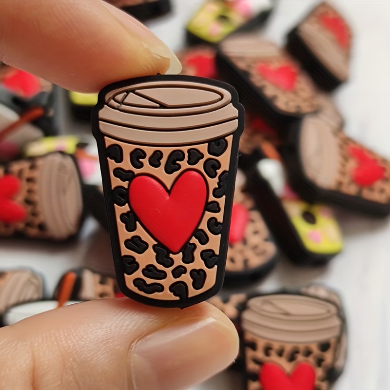 Valentine's Day Coffee Silicone Focal Beads For Jewelry - Temu