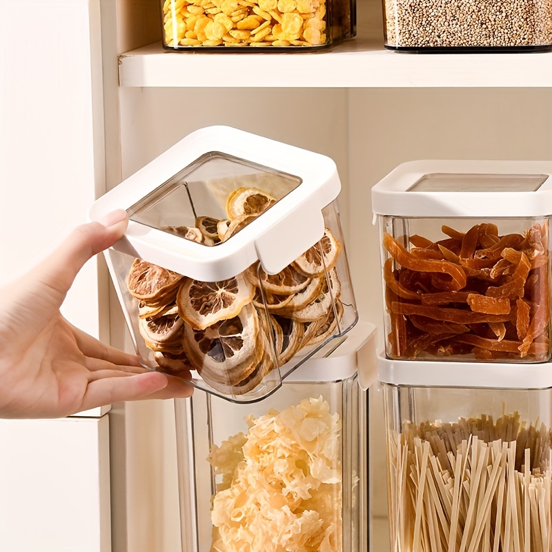 Rice Storage Bucket, Space Saving Food Grade Material Stackable Clear  Airtight Rice Container For Kitchen 