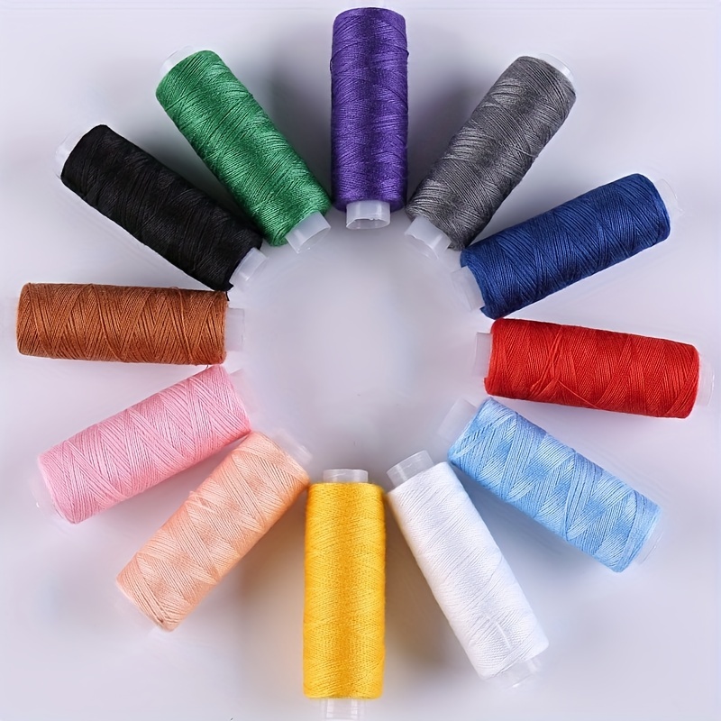 Sewing Thread Set 100 Colour 250Yd Each Spool Polyester Thread Kit for Hand  or Machine Sewing