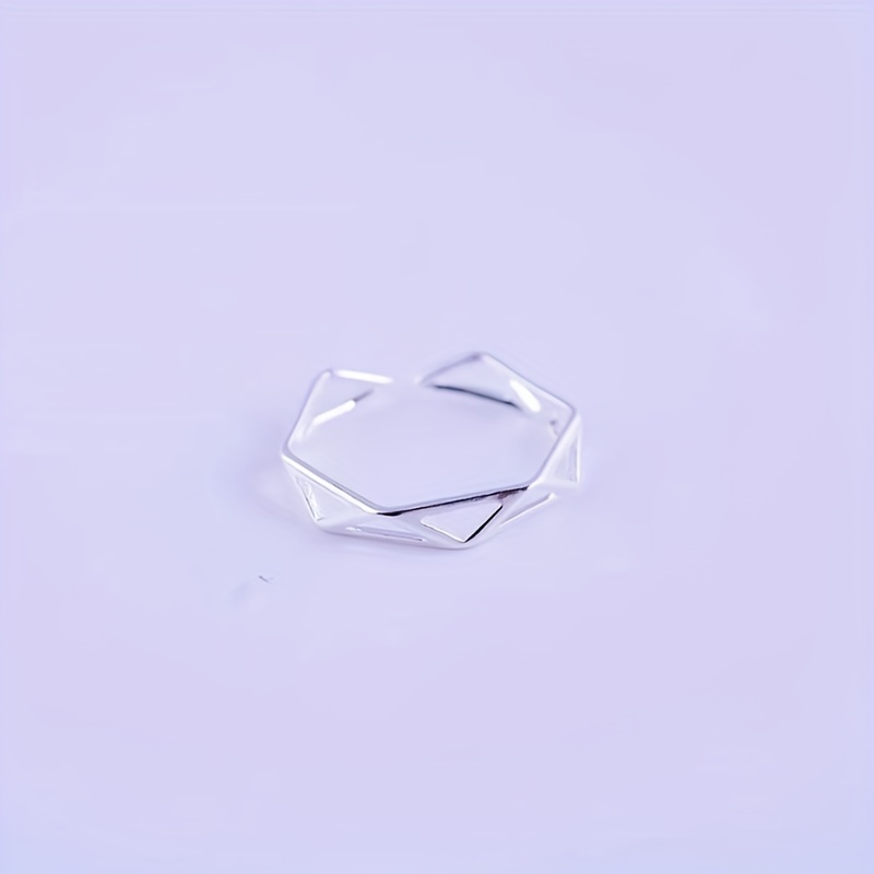 Men's Geometric Ring Adjustable Couple Ring