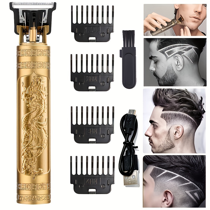 Barber Clippers Haircut Kit Rechargeable Hair Clippers Men's - Temu