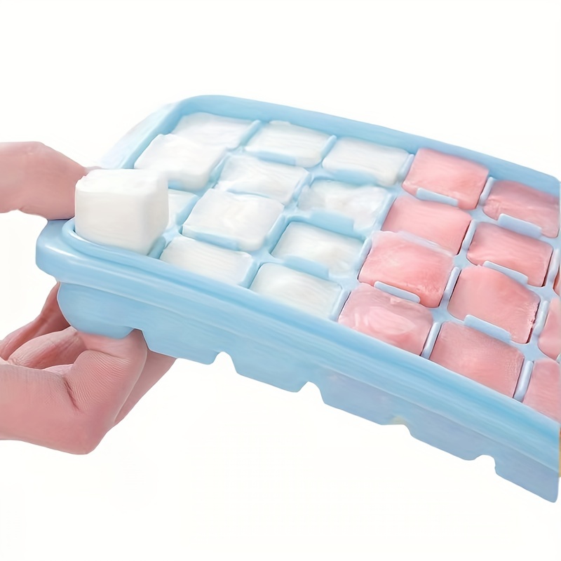 Silicone Ice Block Mold Kitchen Ice Tray Ice Mold Ice Box Making Ice Box  Cover #