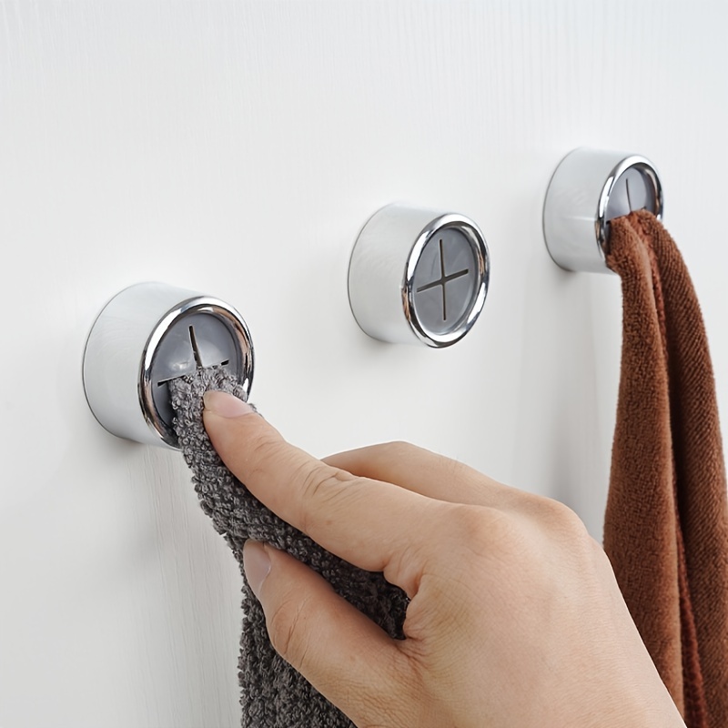 Soporte de anillo de toalla adhesivo fuerte para ducha, toallero de mano  para cocina y baño