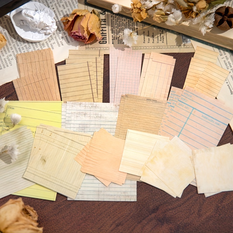Vintage Handmade Scrapbook Paper Non sticky Decorative Paper - Temu