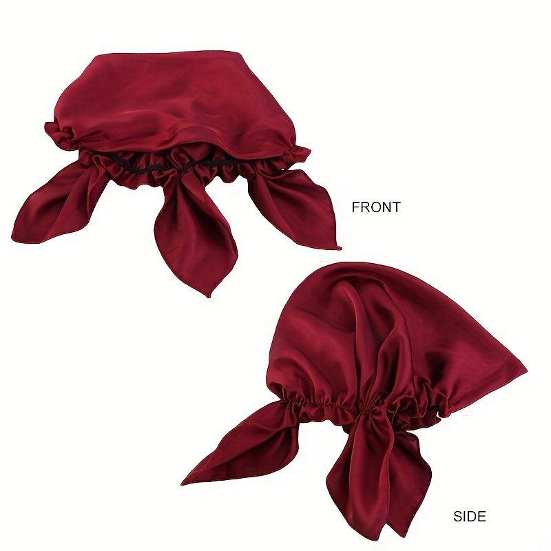 Satin Silky Sleeping Cap for Comfortable Sleep