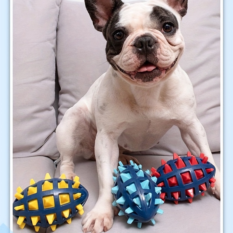 Dog Ball Toys 3-Rubber Tough Dog Toys-Colorful Puppy Ball Toy