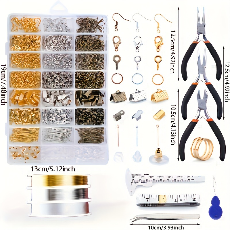Jewelry Making Supplies Kit With Jewelry Tools Jewelry - Temu