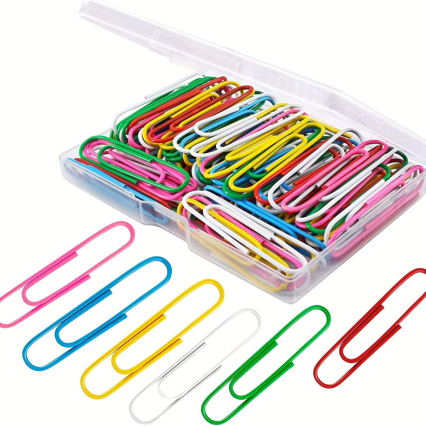 100pcs Mixed Paper Clip Desk Organizers Bookmark School Office Supplies