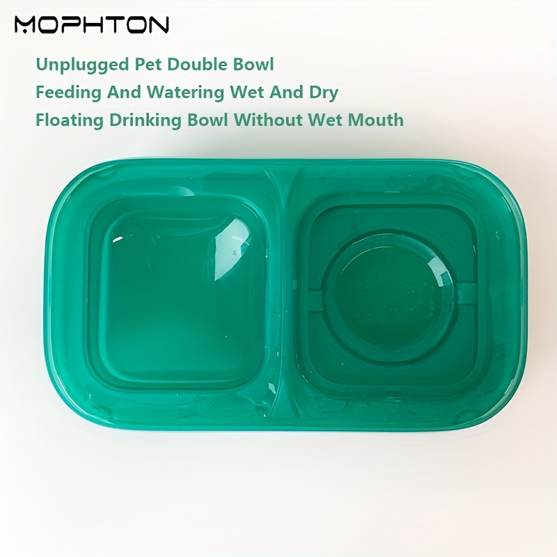 Mophton Elevated Dog Water Dispenser With Food Bowl 1 Dog - Temu