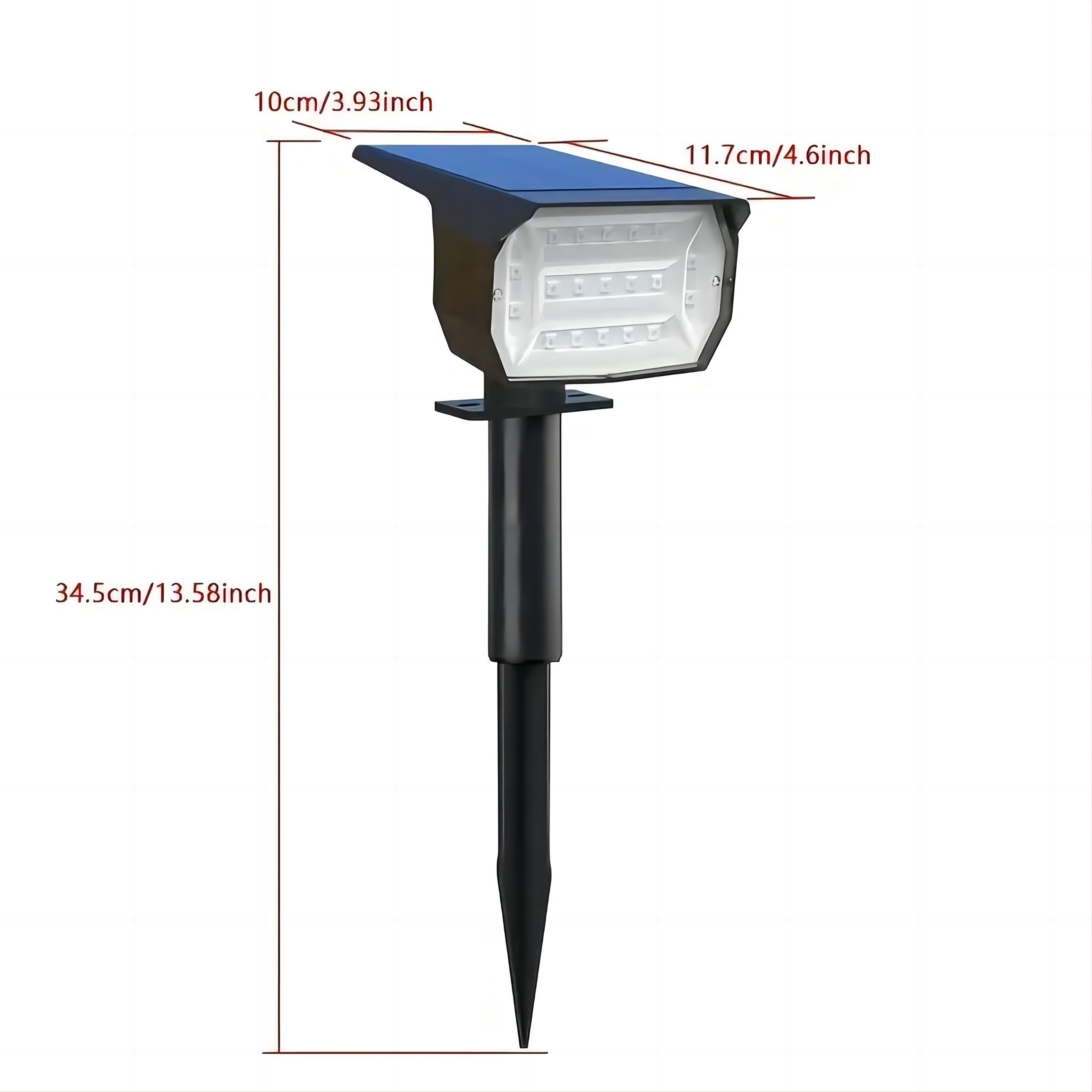 1/2/4 Pack 10led Foco Solar Exterior Cambio Color [7 Modos] - Temu