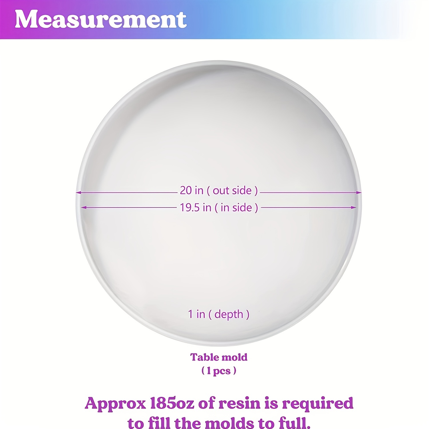 Extra Large River Table Resin Molds Xl Round Table Silicone - Temu