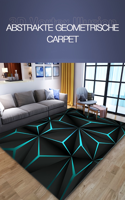 3d Stereoscopic Creative Living Room Decoration Carpet, Sofa Carpet, Tea  Table Mat, Office Full Of Large Area Anti Slip Floor Mats, Room Decor -  Temu Hungary