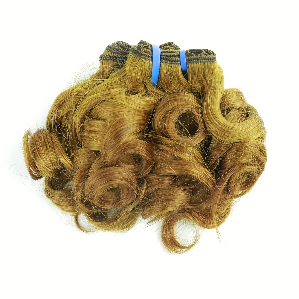 Brazilian Hair Small Loose Bundles Extensions Women Temu