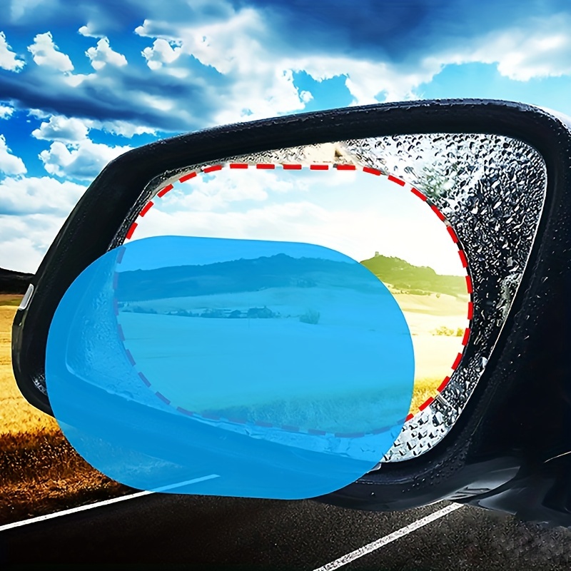 2 Stück Auto lkw rückspiegel Regenschutzfolie Fensterglas - Temu Germany