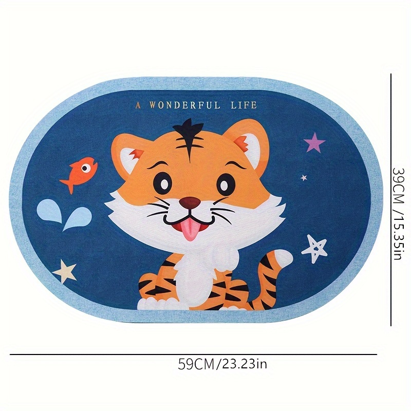 Cartoon Cats Pet Food Mat