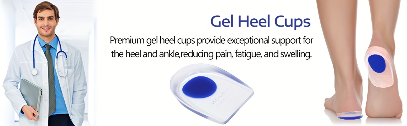 Gel Heel Cups Shoe Inserts Plantar Fasciitis Sore Heel Heel - Temu