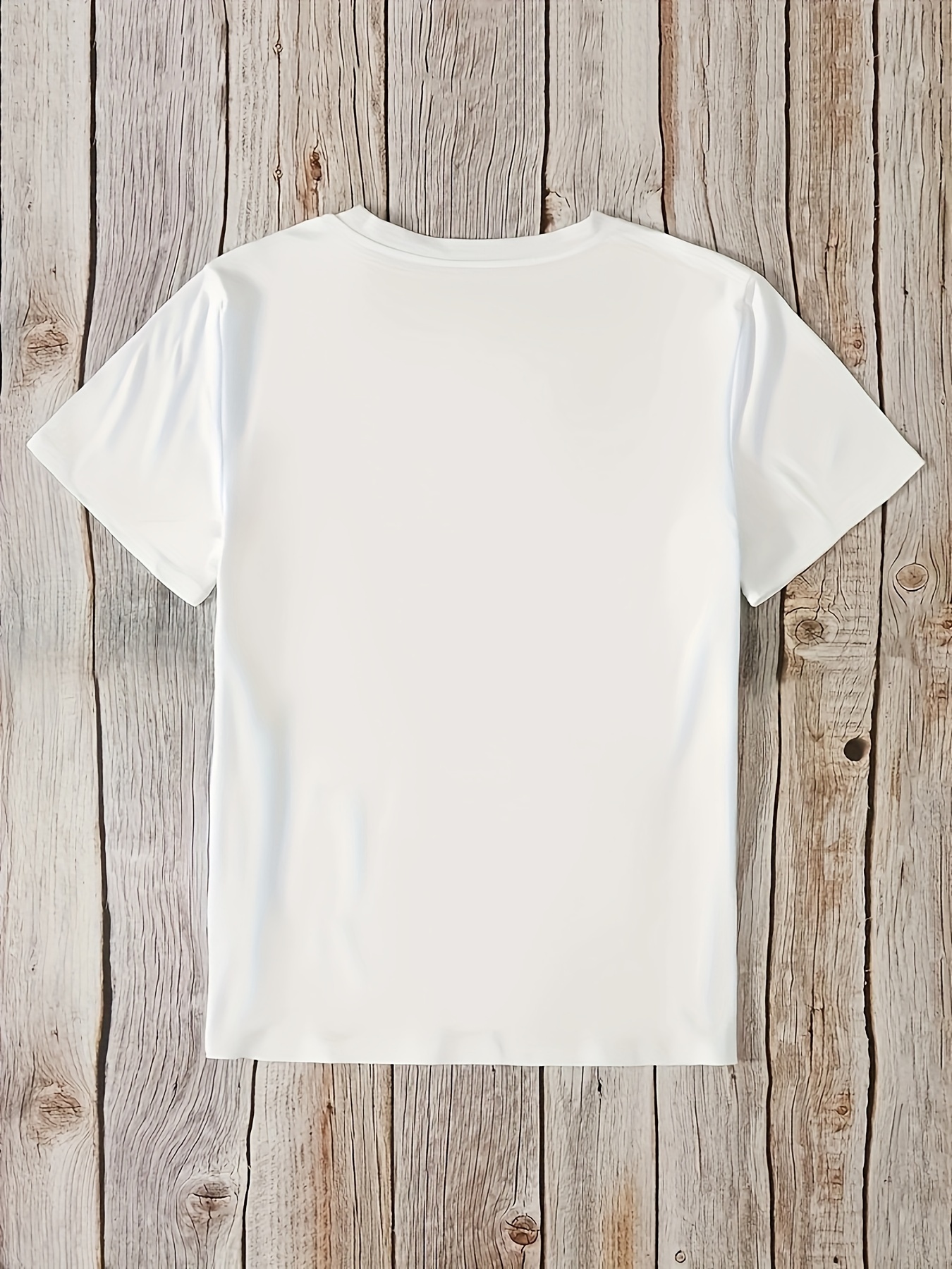 White Tshirt for Women High Crewneck Plain T Shirt 