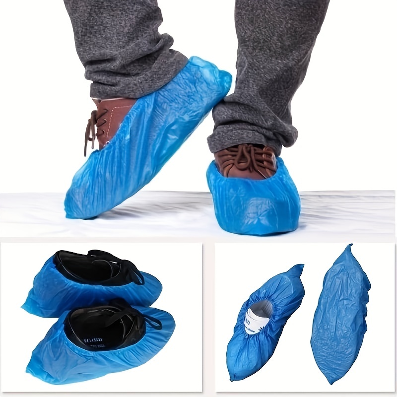 Couvre-chaussures Jetables Imperméable 100 Pcs Surchaussures Jetables  Protege Chaussures - Cdiscount Chaussures
