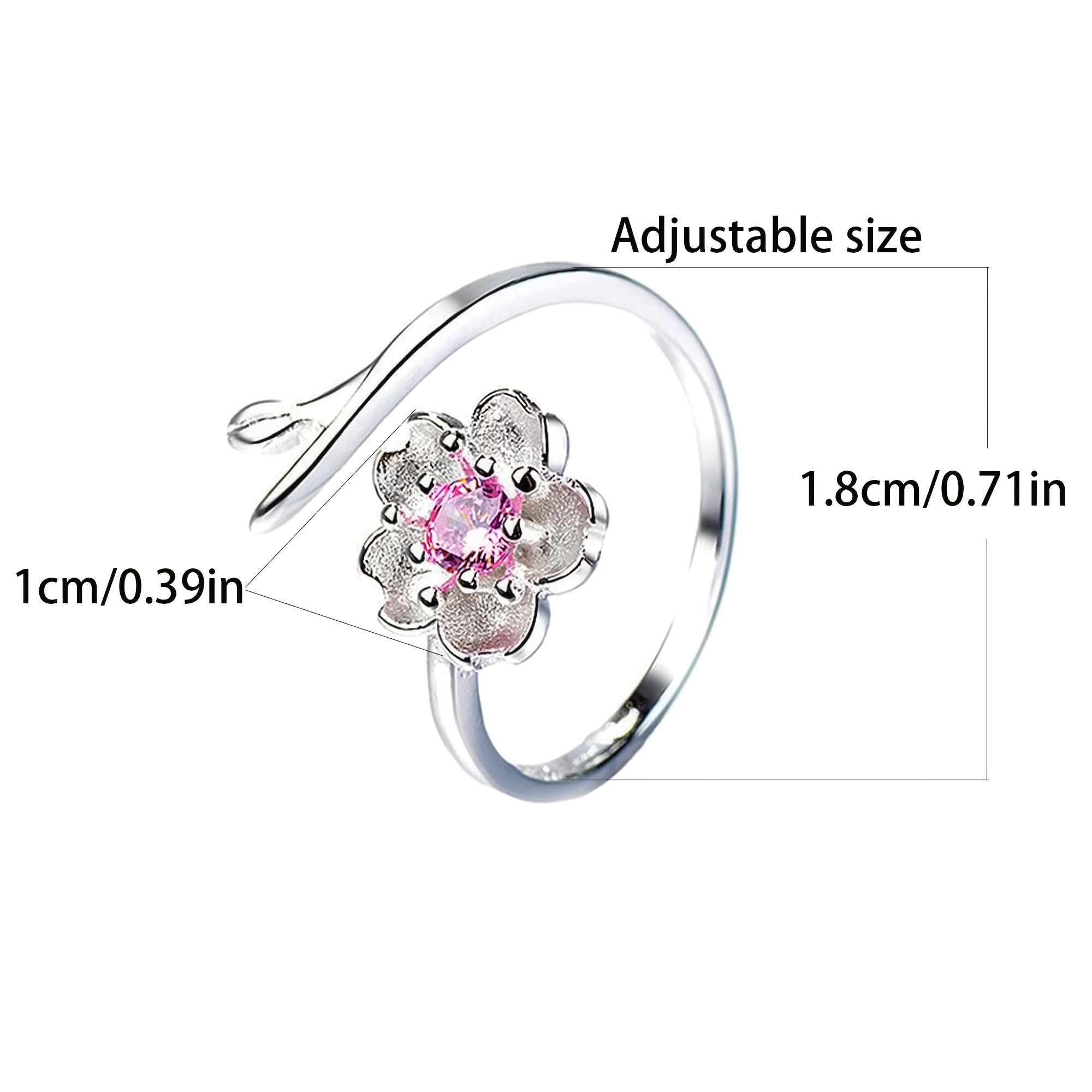 Zircon Open Adjustable Branch Leaf Butterfly Ring Crystal Diamond Finger  Rings - China Rings and Jewelry price