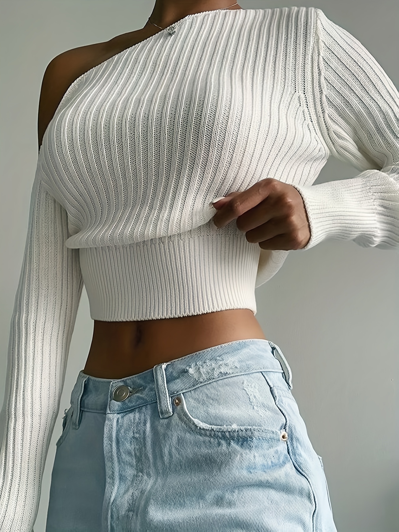 Knit crop top - Knit - CLOTHING - Woman 