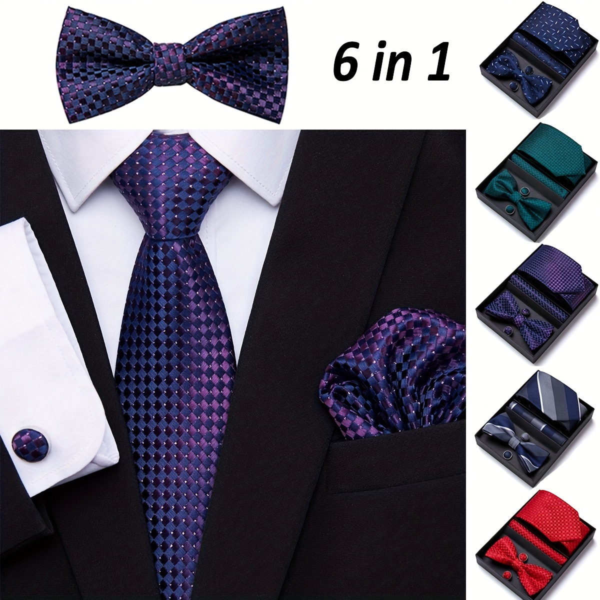 Men's Red Ties, Bow Ties & Pocket Squares