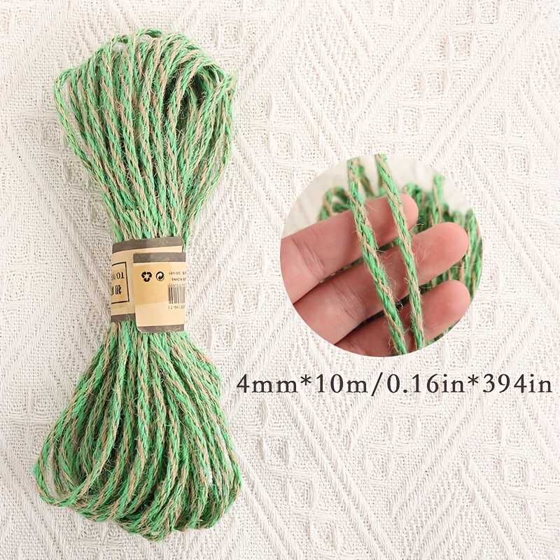 0.39inch Natural Jute Ribbon Bow Crafts Diy Vintage Jute - Temu