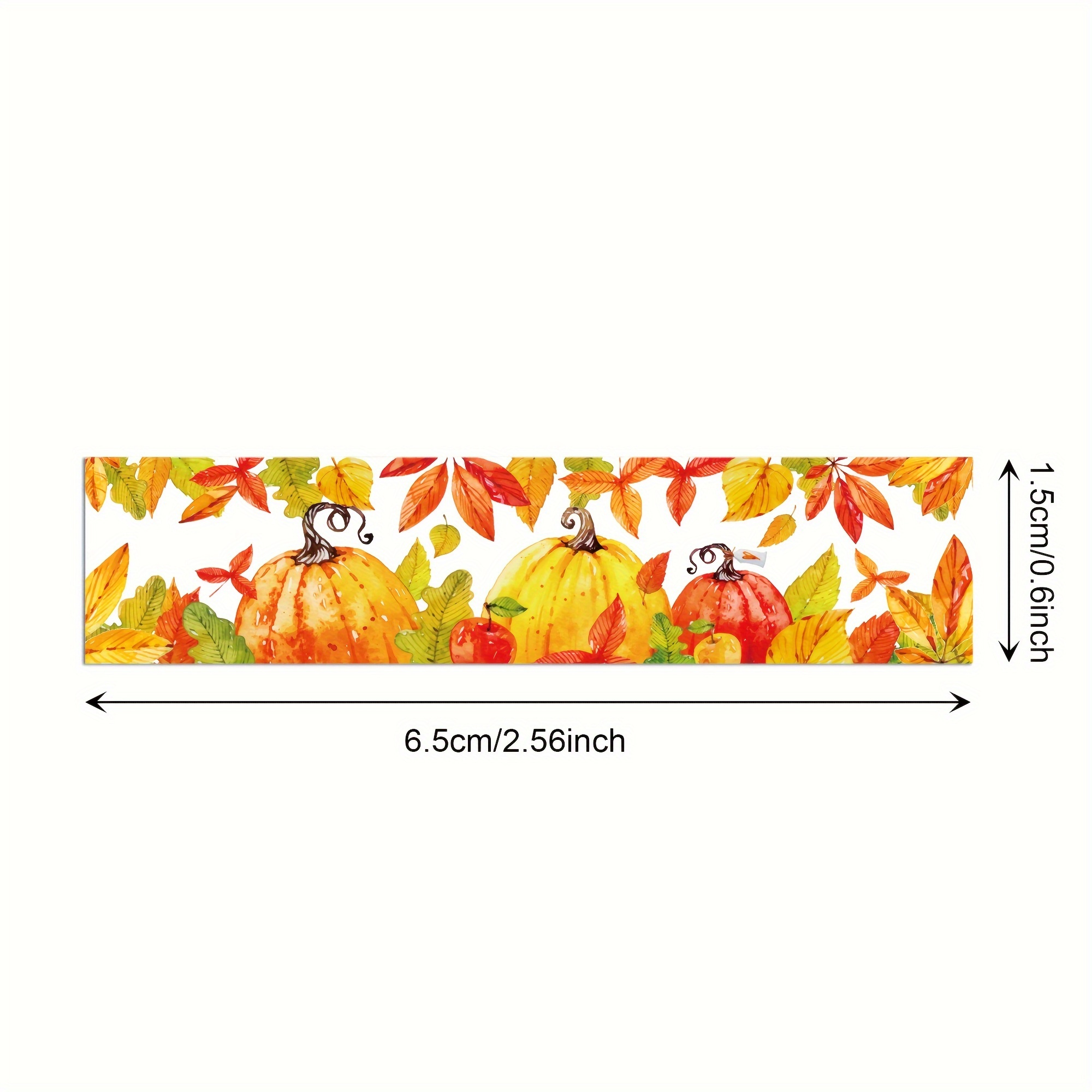 Autumn Spring Winter Washi Tape Autumn Leaves Pumpkin - Temu