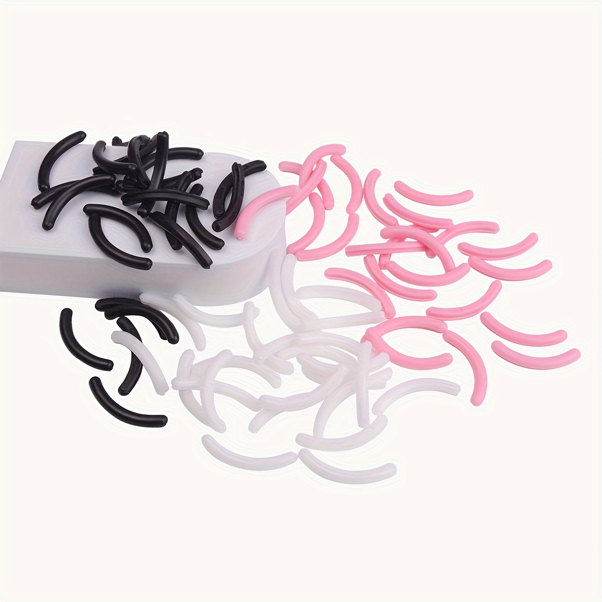 

25pcs High-quality Universal Replacement Rubber Strip Eyelash Clip Rubber Pad Is Not Easy To Break Elastic Rubber Strip