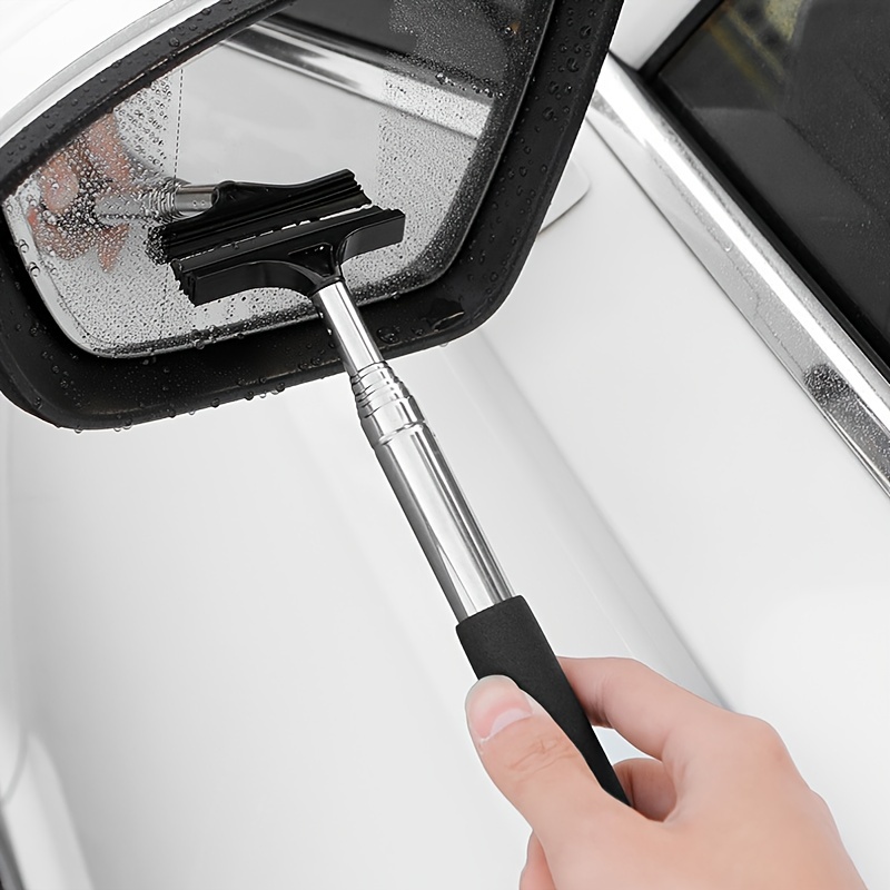 Retractable Car Windshield Wiper Blade Long Handle Car Rearview Mirror  Front Window Glass Wash Cleaning Brush Auto Cleaner wiper - AliExpress