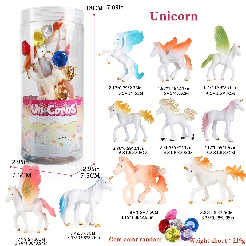 Small plastic unicorn sales toys