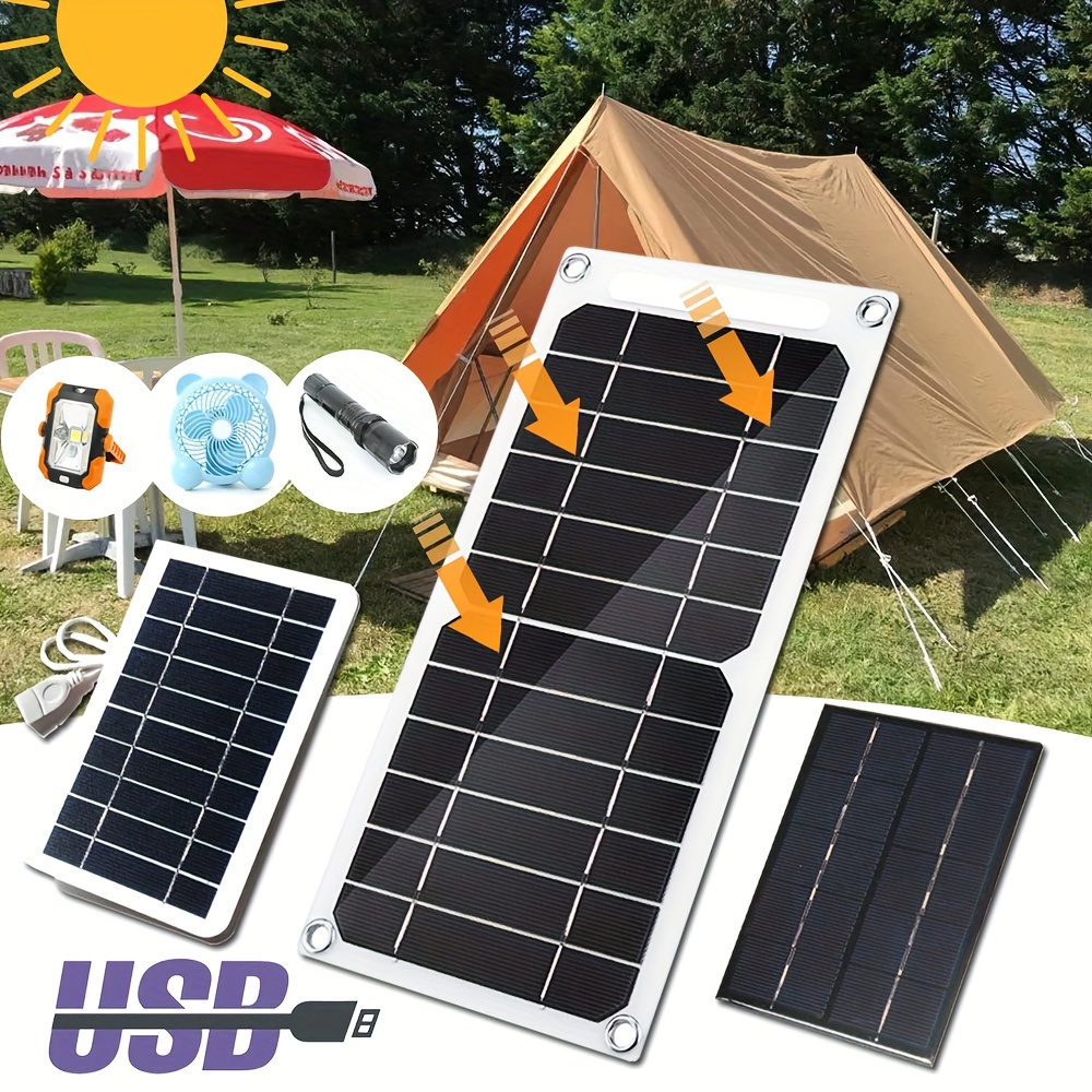 Caricabatterie solare portatile pieghevole da 20w 5v per campeggio  all'aperto