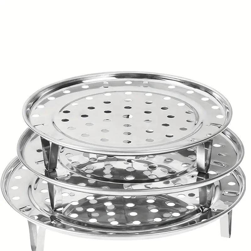 Steamer Rack, Round Stainless Steel Rack, Steaming Stand Canner