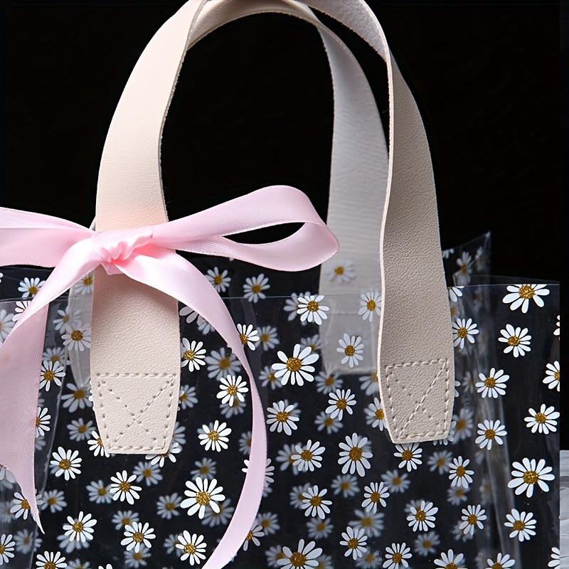 Transparent Small Daisy Gift Bag, Gift Tote Bag, Creative Portable Gift  Packaging Bag, Valentine's Day Wedding Birthday Gift Packaging Bag, Small  Business Supplies, Cheapest Items Available, Clearance Sale, Shopping Bag,  Party Bag