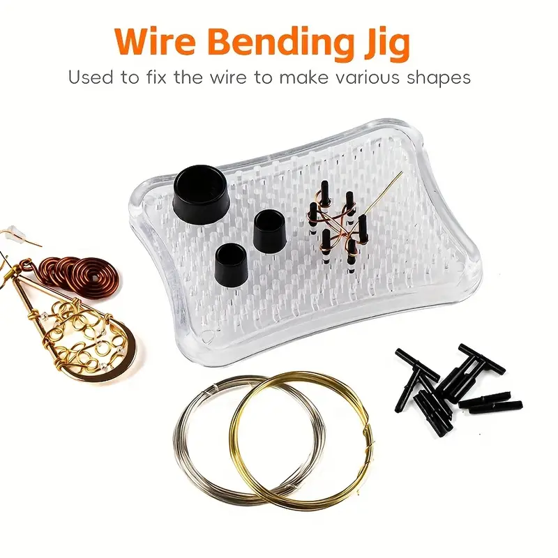 The Hobbyworker Plast Wire Bending Jig, Wire Bender Forming  Inpackningsverktyg För Smyckestillverkning Och Wire Wrap Supplies Hållbar Wire  Bending Jig Smycken Verktyg Wire Bender Forming Inpackning - Temu Sweden