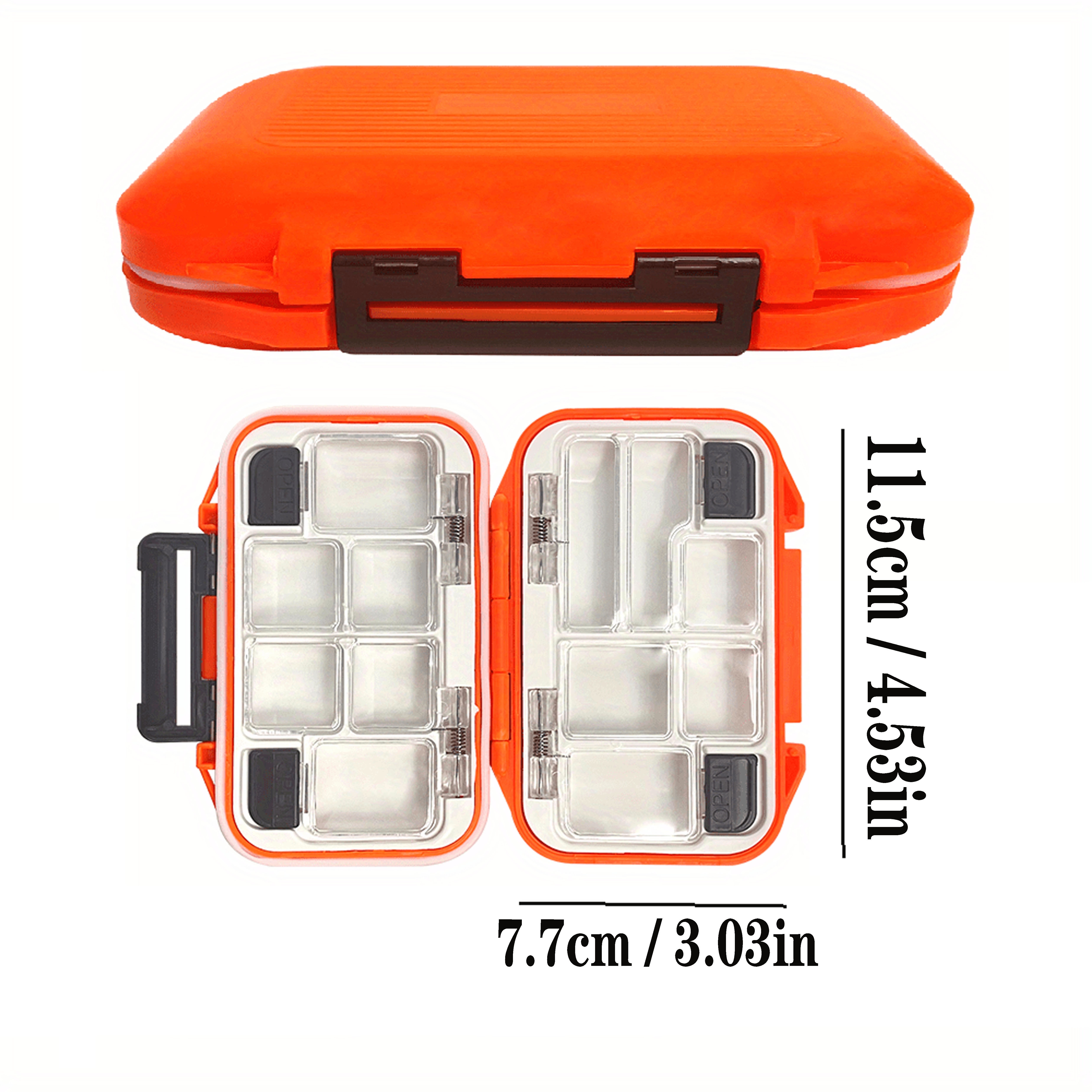 Multifuctional 2 Layer Fishing Tackle Box for Baits Double Side
