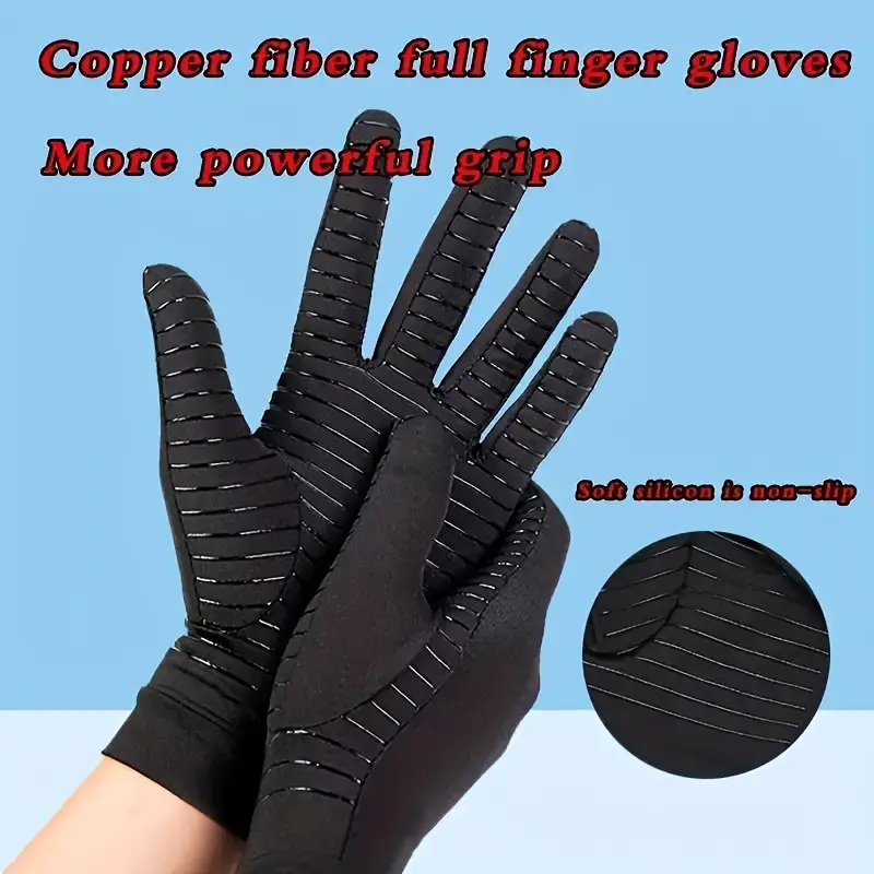 Non slip Cycling Gloves Copper Fiber Warm Gloves Winter - Temu Canada